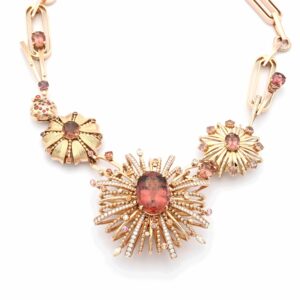 Collier Nuit d'Eclats or rose